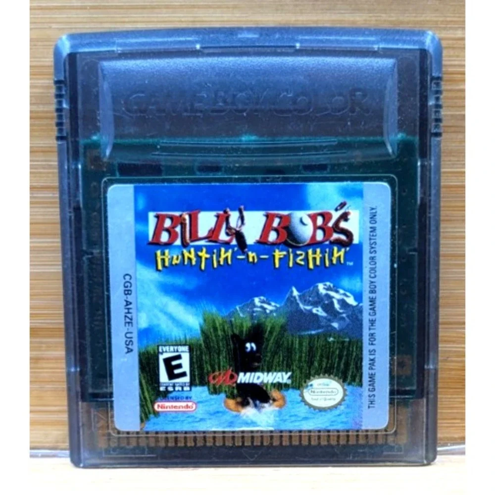 Billy Bob's Huntin'-n-Fishin' Nintendo Game Boy Color Tested‎ Cartridge Only